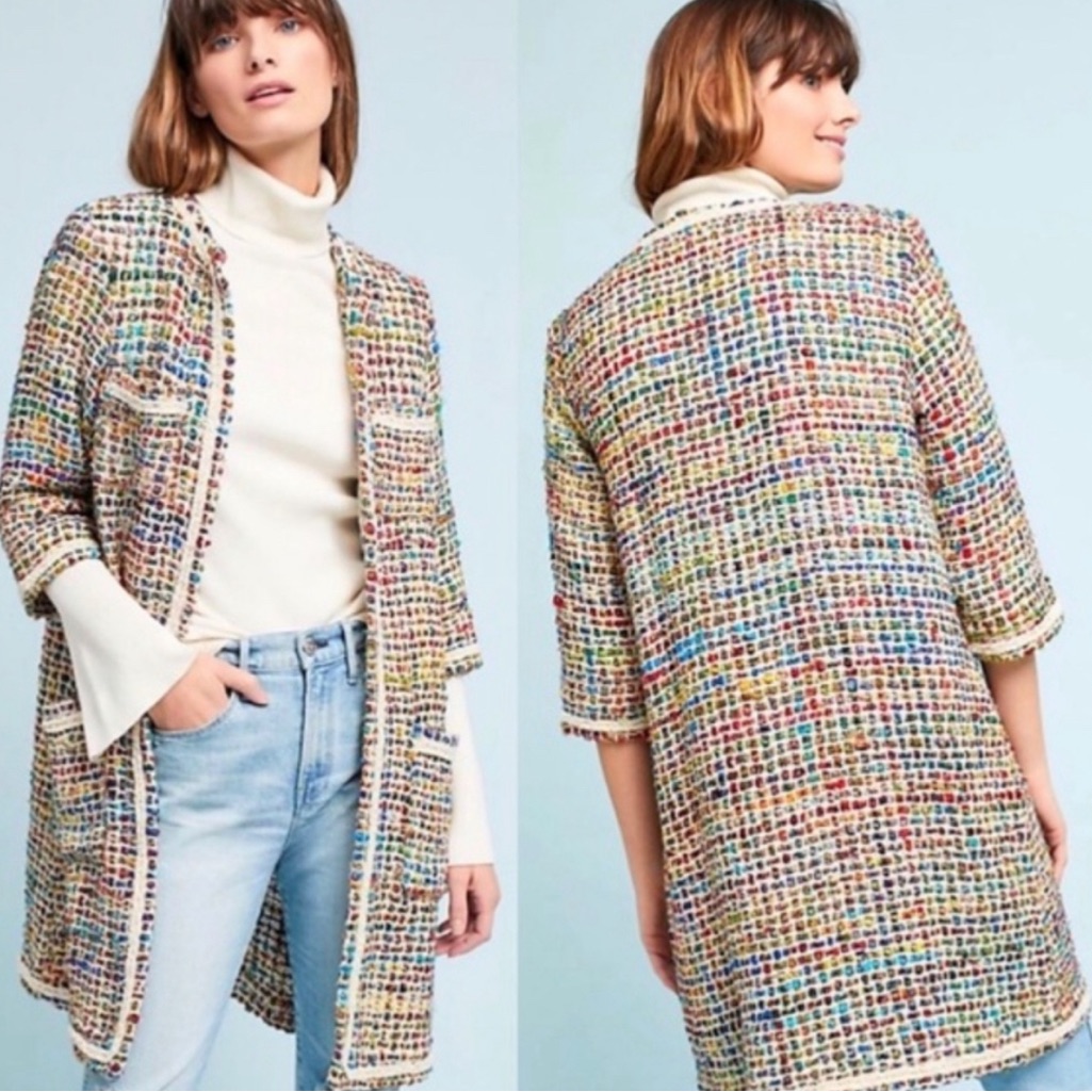 Ett:Twa Berwyn Tweed Rainbow Jacket - Anthropologie